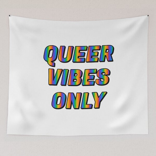 Item preview, Queer Vibes Only  designed and sold by Inspirationmotivation.