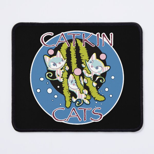Item preview, Cats and Catkins Blue designed and sold by Rickybrook.