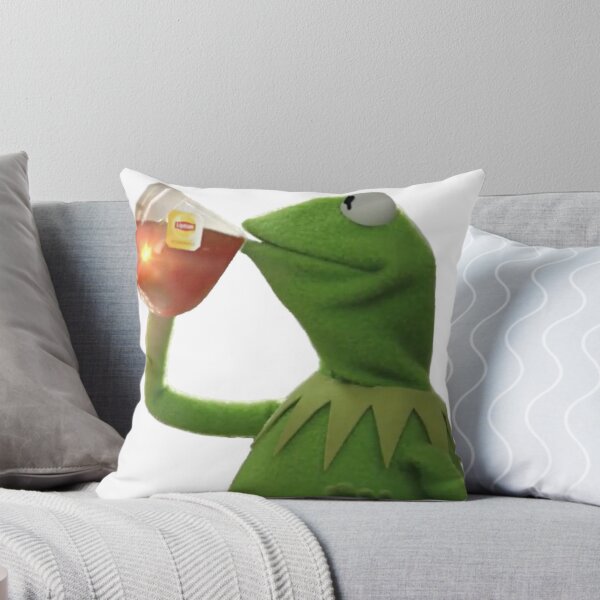 Item preview, Tea Kermit Meme designed and sold by queentones.