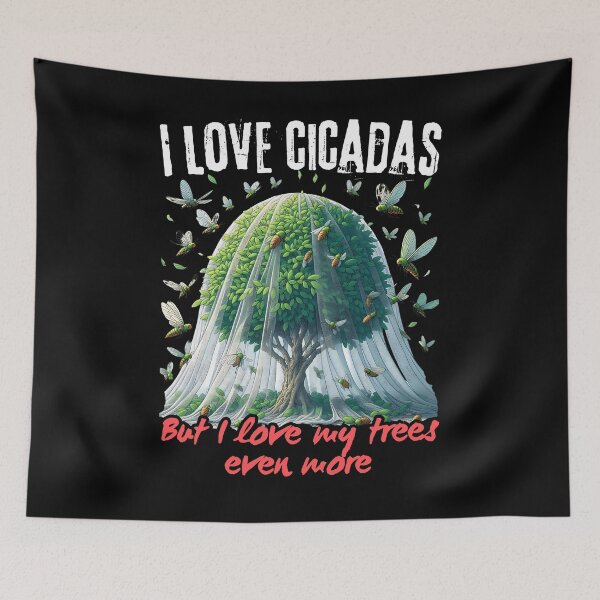 Item preview, I love Cicadas, But I Love My Litle Trees Even More, For Plant Lovers designed and sold by ArtByKatti.