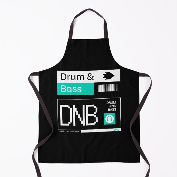 Item preview, DRUM AND BASS - DNB Ticket Steez (white/teal) designed and sold by Discothreadz.
