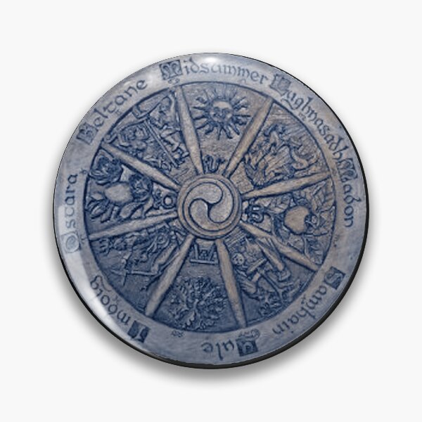 Item preview, Wheel of the Year - Blue designed and sold by KinshipArts.