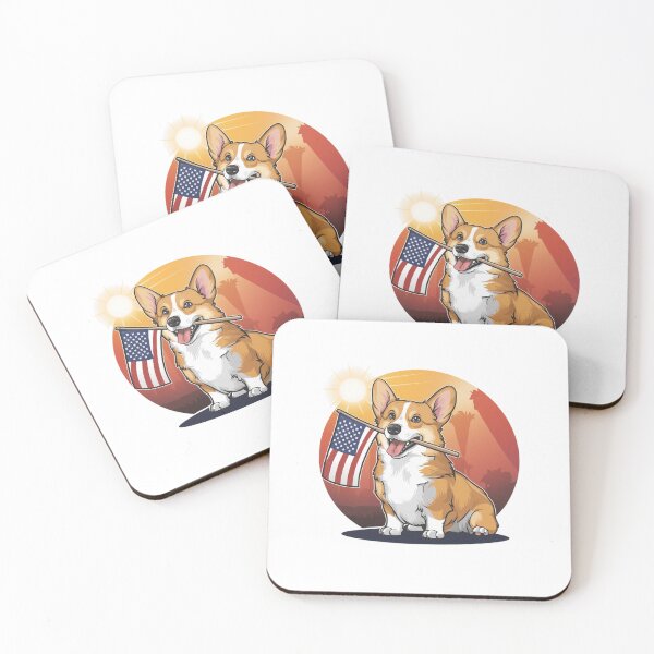 Item preview, Flag Waving Corgi designed and sold by Peter Stawicki.