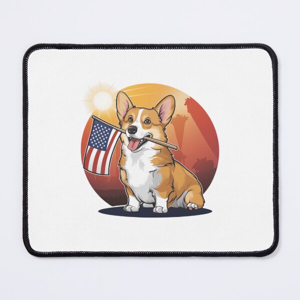 Item preview, Flag Waving Corgi designed and sold by Peter Stawicki.