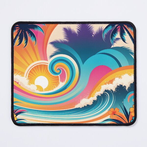 Item preview, Retro 70s Colorful Beach Summer designed and sold by Prints and Lifestyle.