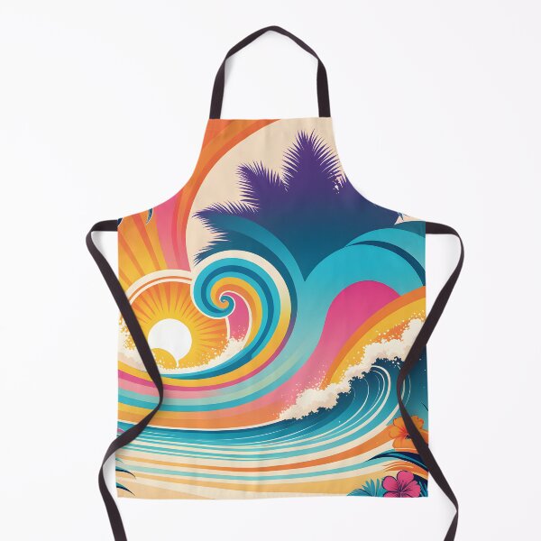 Item preview, Retro 70s Colorful Beach Summer designed and sold by Prints and Lifestyle.