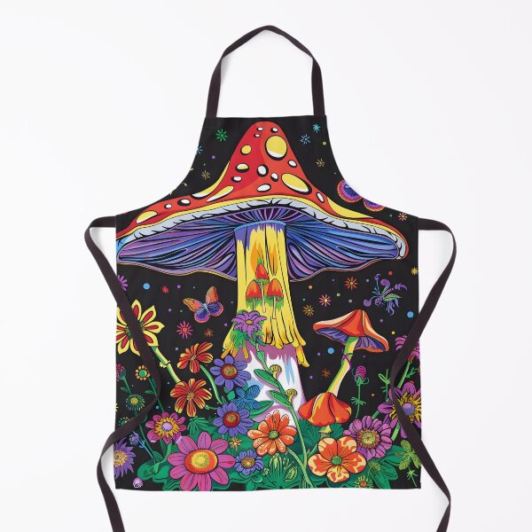 Item preview, Psychedelic trippy mushroom print designed and sold by dcrc.