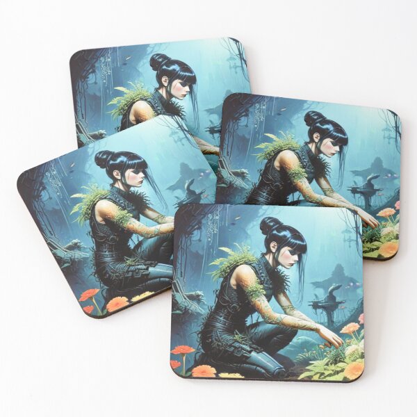 Item preview, Cyberpunk Nature Girl designed and sold by Shells Designs.