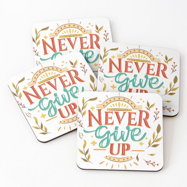 Item preview, NEVER GIVE UP MOTIVATIONAL designed and sold by playback63.