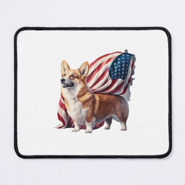 Item preview, Stars and Stripes Corgi designed and sold by Peter Stawicki.