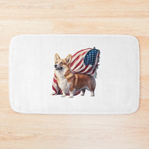 Item preview, Stars and Stripes Corgi designed and sold by Peter Stawicki.