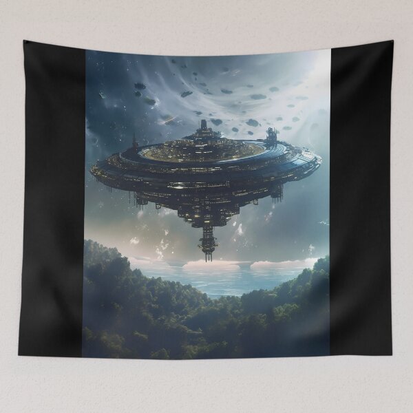 Item preview, Mothership Approaching Earth designed and sold by GalacticLabs.