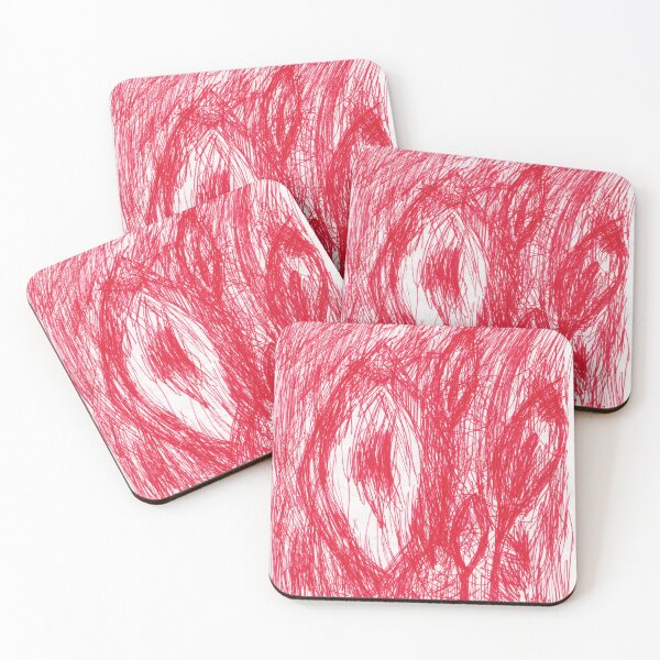 Item preview, Red Drawing inc Lilies designed and sold by BlossomArtPhoto.