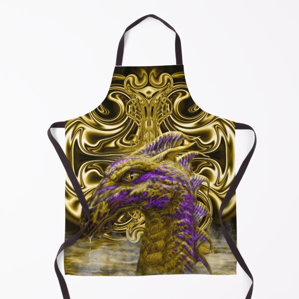 Item preview, Golden Dragon guarding treasure filled Keep designed and sold by sodsworld.