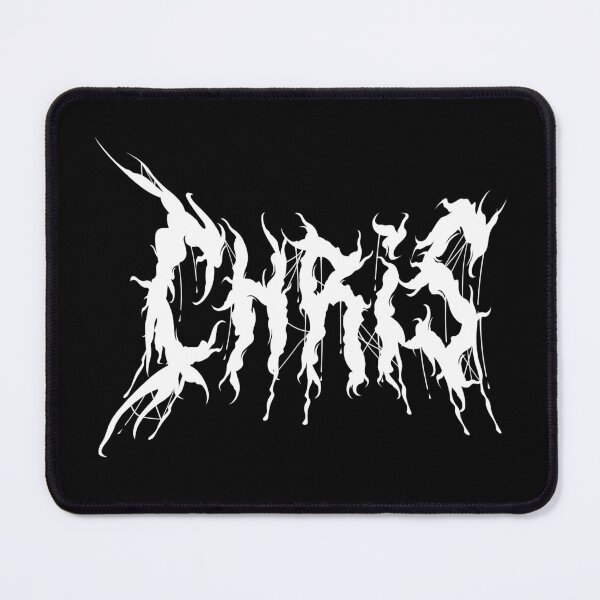 Item preview, Chris Brutal Name in White designed and sold by scorpiopanda.