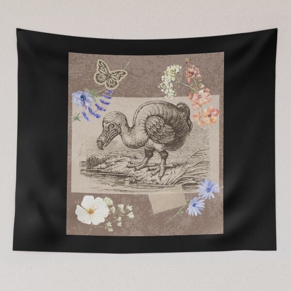 Item preview, Vintage Collage Of Dodo Bird Drawing Design designed and sold by EarthArtDesigns.