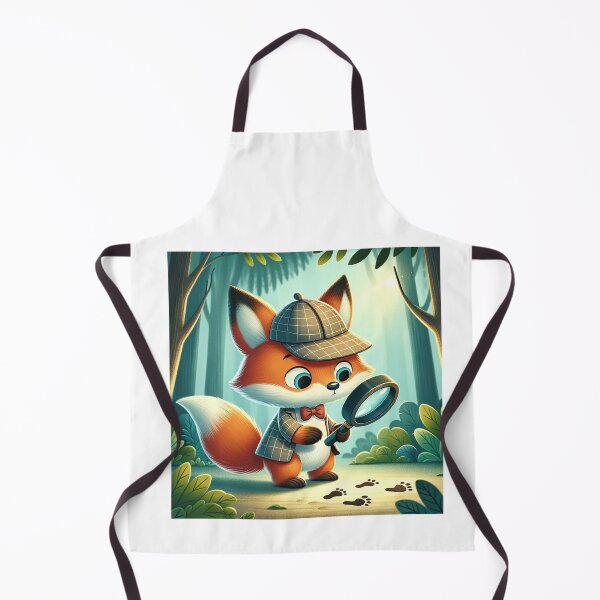 Item preview, A Fox wearing a detective hat designed and sold by masaru-sato.