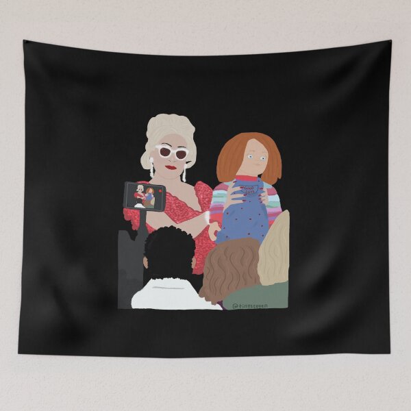 Item preview, Tiffany valentine and Chucky hollywood designed and sold by artoftilly.