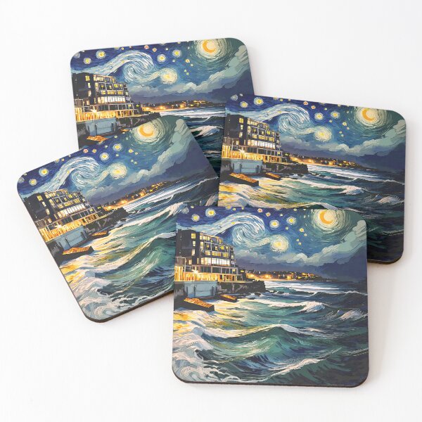 Item preview, Bondi Beach at starry night designed and sold by andreisky.