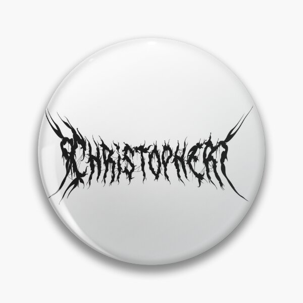 Item preview, Christopher Brutal Name in Black designed and sold by scorpiopanda.
