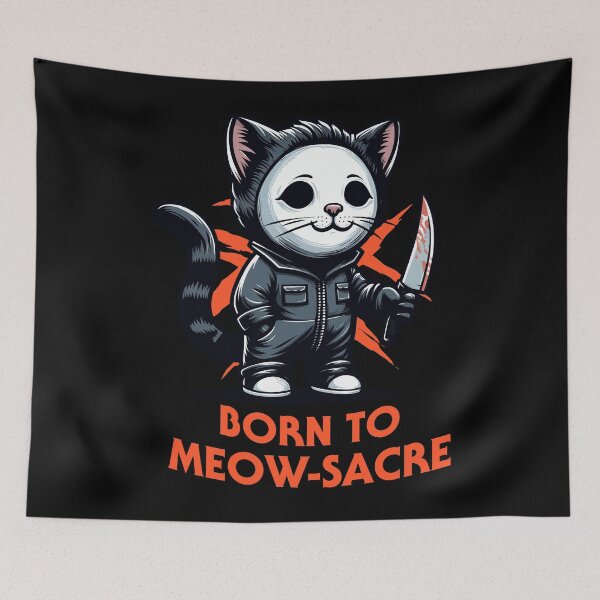 Item preview, Born to Meow-Sacre  designed and sold by Ikibrai.