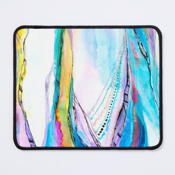 Item preview, Bright Modern Colorful Abstract Vertical lines on White Background designed and sold by Therese Misner.