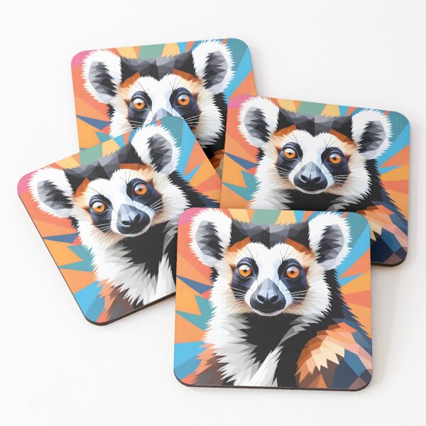 Item preview, Black-and-White Ruffed Lemur Art designed and sold by WildlifeInc.