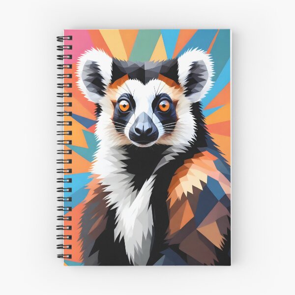 Item preview, Black-and-White Ruffed Lemur Art designed and sold by WildlifeInc.