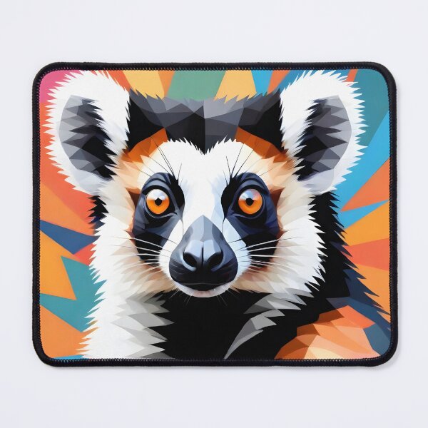 Item preview, Black-and-White Ruffed Lemur Art designed and sold by WildlifeInc.