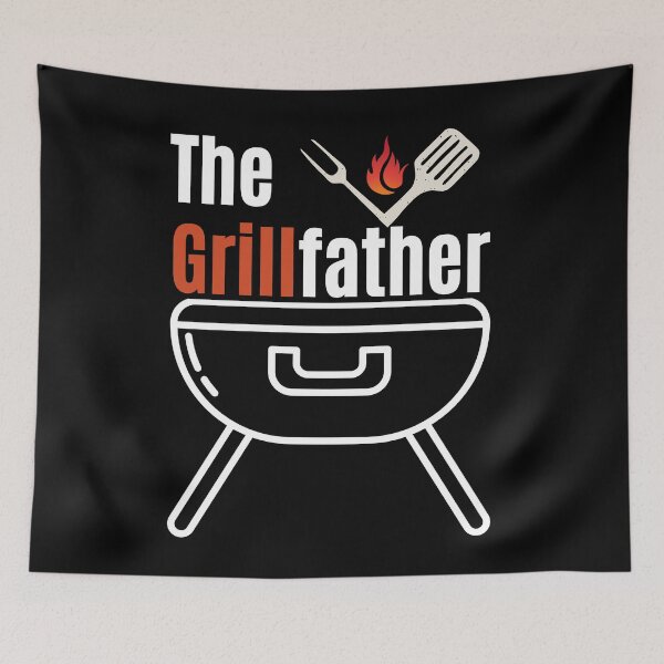 Item preview, The Grillfather, Funny Grilling Chef Dad Father's Day designed and sold by moproconcepts.