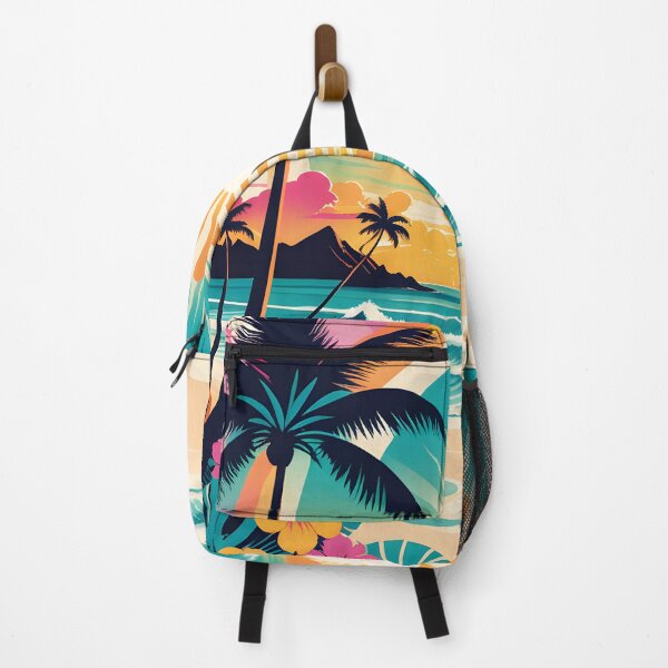 Item preview, Retro 70s Colorful Beach Summer designed and sold by Prints and Lifestyle.