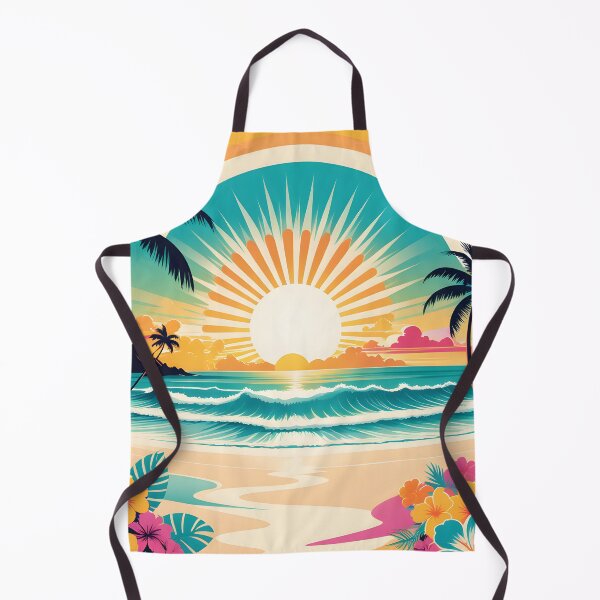 Item preview, Retro 70s Colorful Beach Summer designed and sold by Prints and Lifestyle.