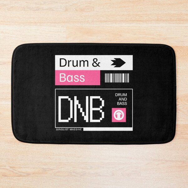 Artikelvorschau, DRUM AND BASS - DNB Ticket Steez (weiß/pink) entworfen und verkauft von Discothreadz.
