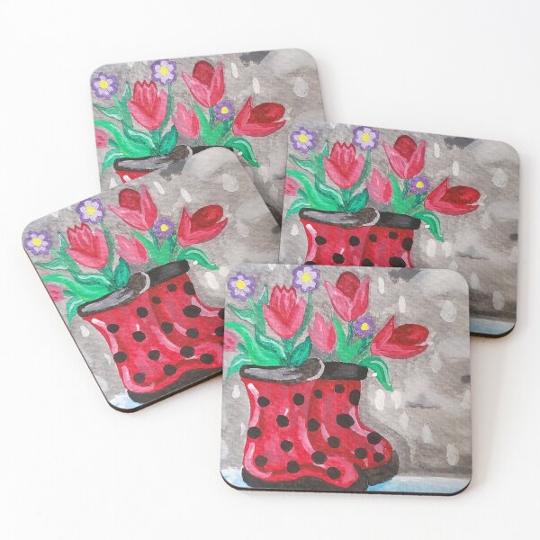 Item preview, Ladybug Rainboots  designed and sold by etherealwonders.