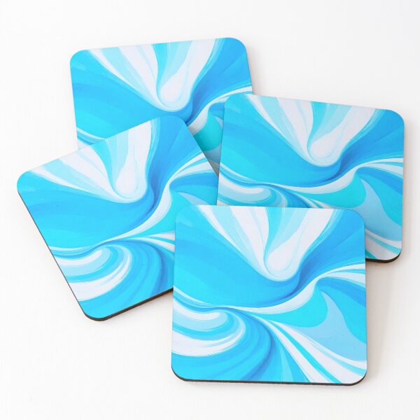 Item preview, Blue and white abstract pattern designed and sold by perlphoto.