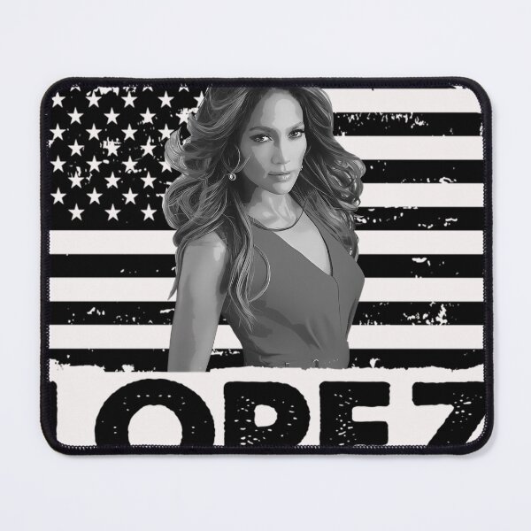 Item preview, Retro American Flag Diva Jenifer Music Gift designed and sold by ChaPrice.