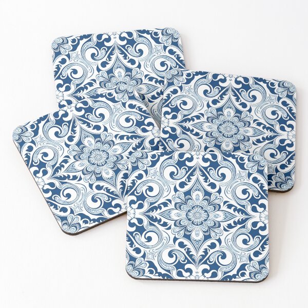 Item preview, Blue and White Floral Pattern - Classic and Elegant designed and sold by gallofoto.