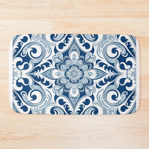 Item preview, Blue and White Floral Pattern - Classic and Elegant designed and sold by gallofoto.