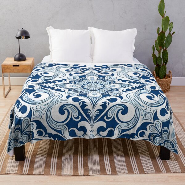 Item preview, Blue and White Floral Pattern - Classic and Elegant designed and sold by gallofoto.