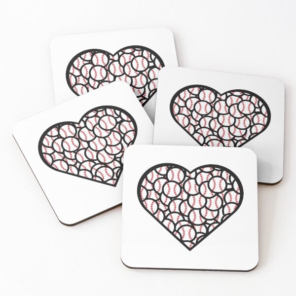 Item preview, Baseball Heart Love Design designed and sold by cmd-art.