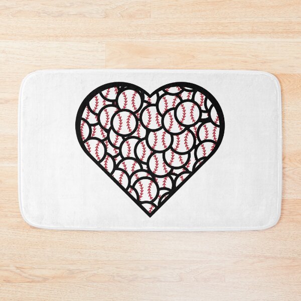 Item preview, Baseball Heart Love Design designed and sold by cmd-art.