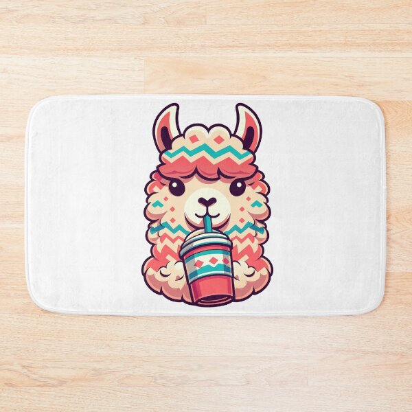 Item preview, Llama Sipper - Cute Alpaca with Drink designed and sold by Designowner.