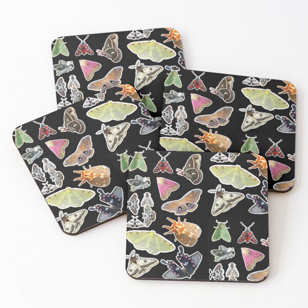 Item preview, Butterfly and Moth Sticker Style Print designed and sold by inthewitchelm.