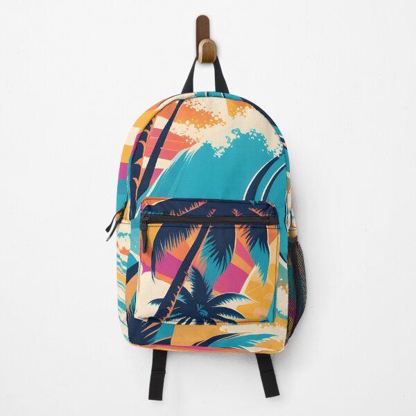 Item preview, Groovy Retro Vintage 70s Colorful Beach Summer Waves  designed and sold by Prints and Lifestyle.