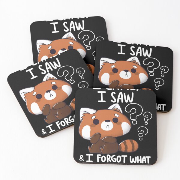 Item preview, Forgetful Red Panda designed and sold by OrriWalsh.