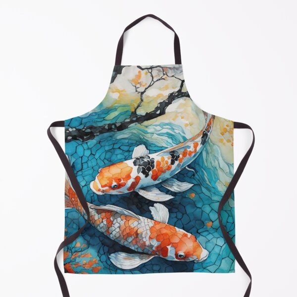 Item preview, Koi Dance in Mosaic Waves designed and sold by Susan Rydberg.