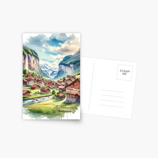 Item preview, Lauterbrunnen, Switzerland designed and sold by Era-of-Traveler.