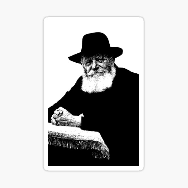 It's A Segulah - Rabbi Menachem Schneerson - Lubavitcher Rebbe Sticker