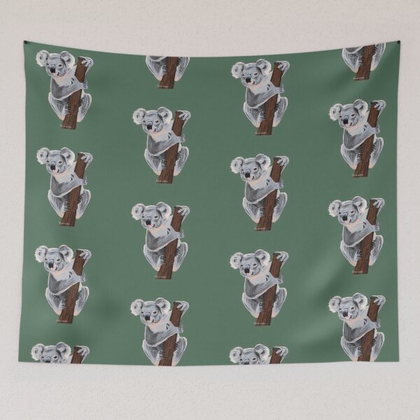Item preview, koala digital chalk drawing designed and sold by delilahsbubble.
