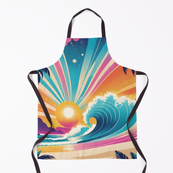 Item preview, Retro 70s Colorful Beach Summer designed and sold by Prints and Lifestyle.
